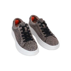 Gentle Souls by Kenneth Cole Rosette Platform Sneaker Leopard Print Size 8.5M